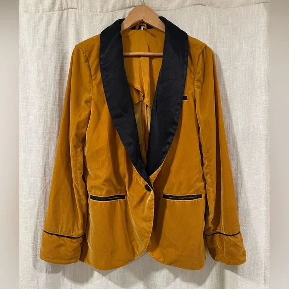 Free People Press Rewind Tuxedo Blazer - Picture 2 of 4